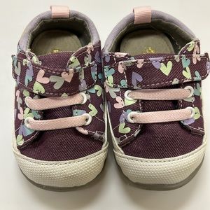 See Kai Run Toddler Girl Purple Heart Sneaker
